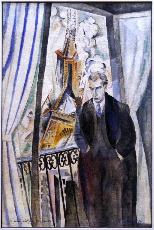 robert delaunay Le Poete Philippe Soupault oil painting picture
